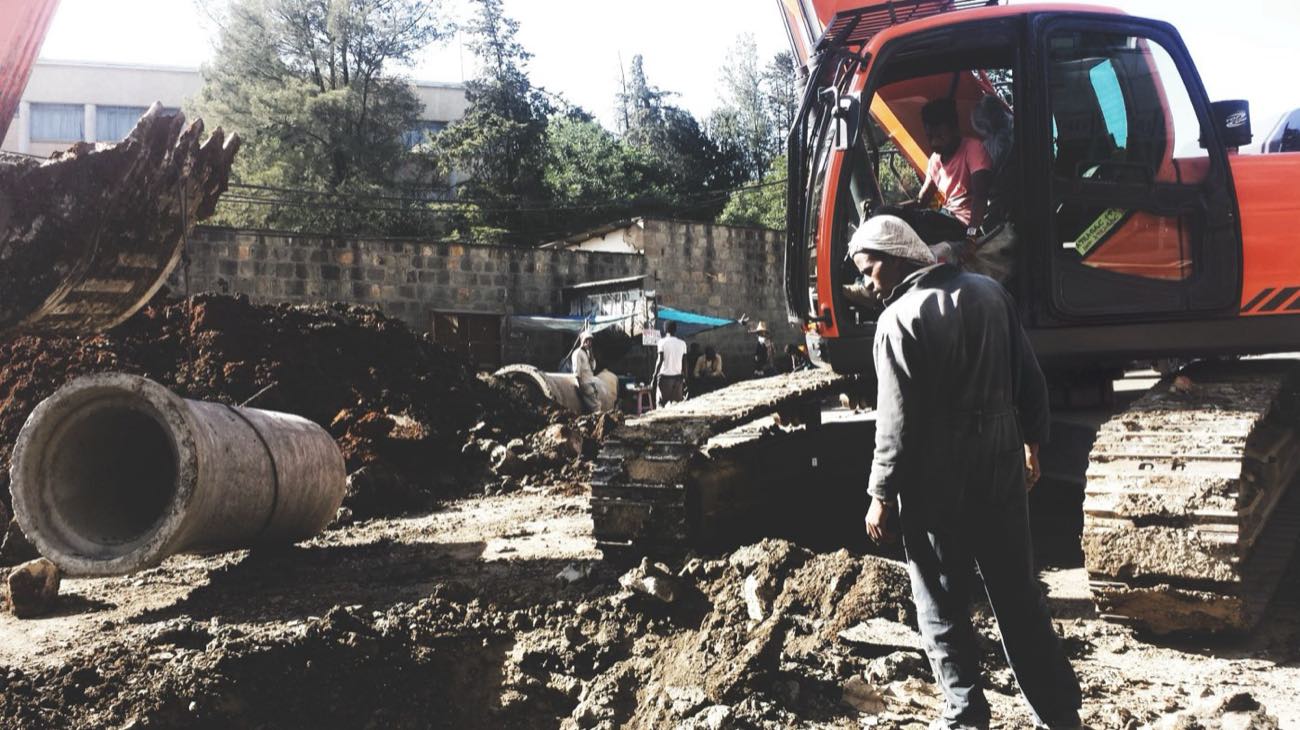 A construction crew on site (stand-in image).
